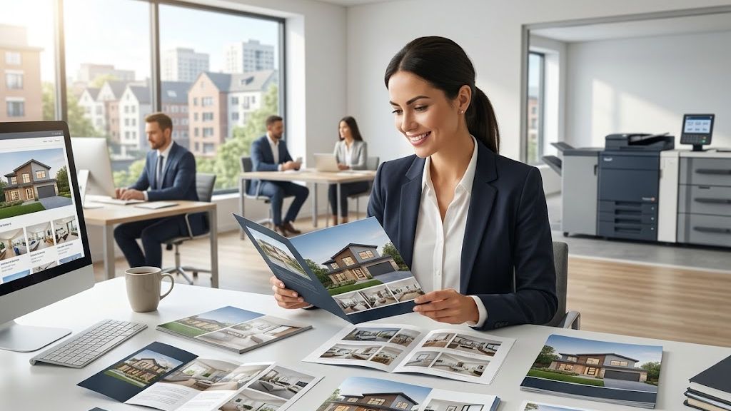 How Real Estate Agents Dominate the Market Using Commercial Printing Monroe GA