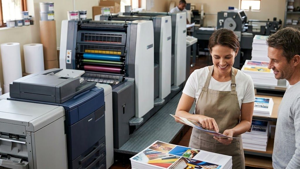 Why Local Commercial Printing Monroe GA Beats Online Ordering Every Time